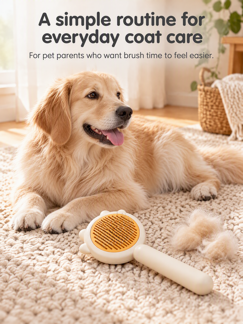 Paweno brush for everyday dog coat care